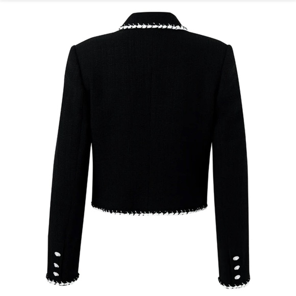 Goelia tweed knitted short jacket - Picture 6 of 9